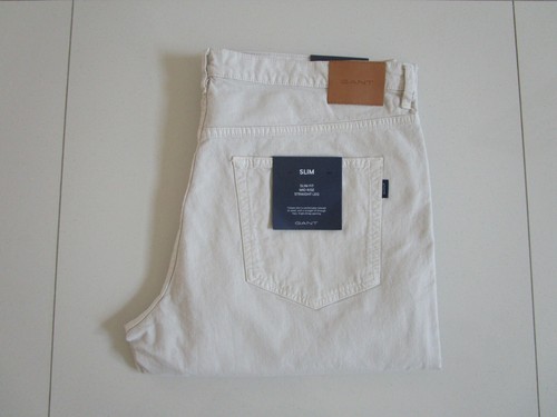 Gant Men's Slim Fit Straight Leg Putty 