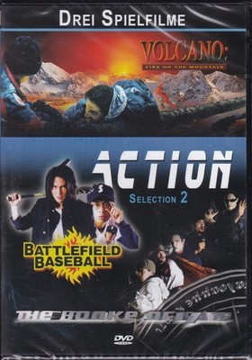 Action - Drei Spielfilme (Volcano, Battlefield Baseball, Booke of...) - neu OVP
