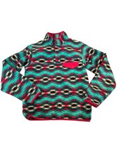 Patagonia Synchilla Snap T Fleece Pullover Wild Desert Southwest Aztec Size Sm