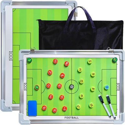Pure Vie Magnetic Soccer Coaching Tactics Board, Portable Clipboard #1 