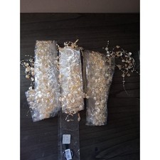 Set of 3 Pearl Bead Garland Strands Wedding Christmas Tree Decor 60"