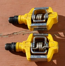 Crank Brothers Candy Clipless Mountain Bike Pedals Yellow