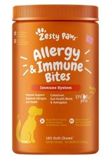 Zesty Paws Allergy Immune Chews for Dogs, Salmon Flavor, 160-count
