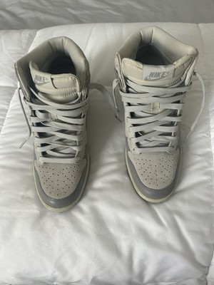 Nike Dunk Sky Hi Essential 644877-103 Grey Athletic Shoes Women Sz 6.5