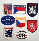 8 x Czech Republic Tourist Souvenir badges Patches. CSSR