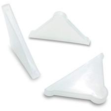 Ebamaz Triple Corner Protectors for Mirror/Glass/Metal Sheets Pack of 50PCS ...