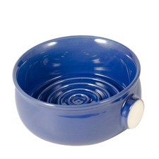 Shaving Soap Bowl for Men Wide Mouth Ceramic Easier to Lather and Clean Non-slip