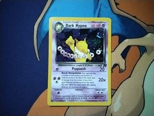 Dark Hypno Pokemon Karte WOTC 9/82 Holo Team Rocket EN Vintage 2000 Ex ++