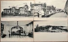 LOT OF 4 POSTCARDS RUSSIA - KHABAROVSK STATION BOULEVARD LIBRARY - GUTMAN