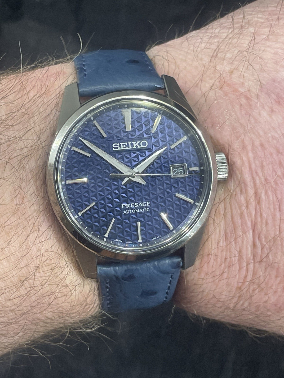 Seiko Presage Sharp Edge Automatic Watch With Fan… - image 2