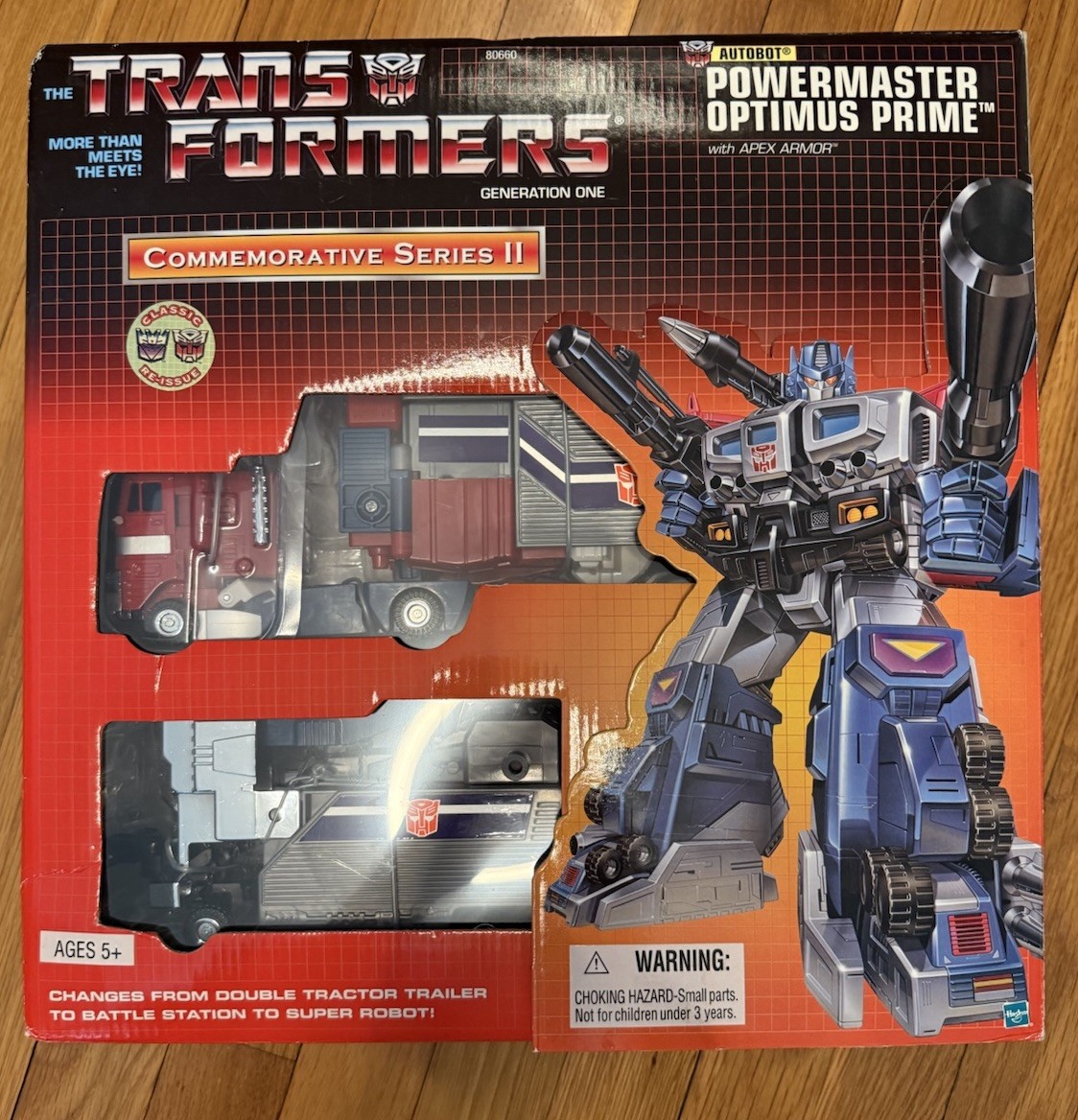 Hasbro Transformers G1 Power Master Optimus Prime – Jouet Vintage 1987 – À Compléter