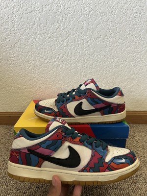 Nike SB Dunk Low Pro Parra Abstract Art (2021) Size 10, PREOWNED