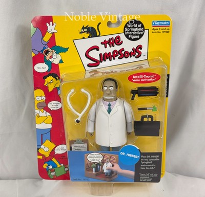 2001 The Simpsons - Dr. Hibbert - Playmates Interactive - 5'' Tall - B2