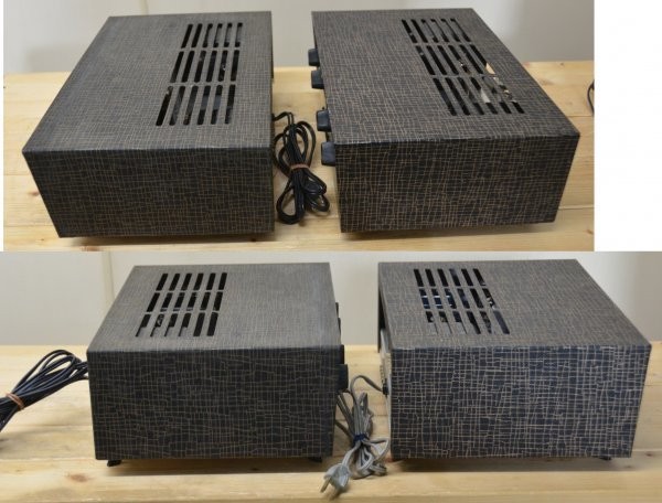 Heathkit EA-3 Stereo Tube Integrated Amplifier Pair Vintage Rare 14W EL84 Japan