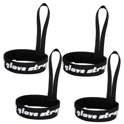  Adjustable Ski Glove Leash, Extended Skiing Glove Straps, Outdoor Ski black