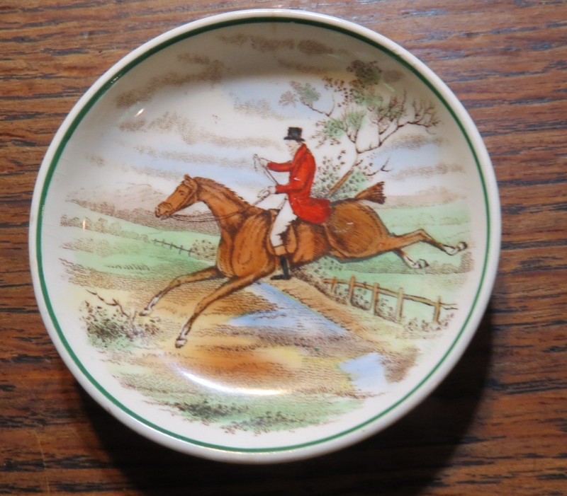 Vintage SPODE " First Over" Butter Pat 3" excellent