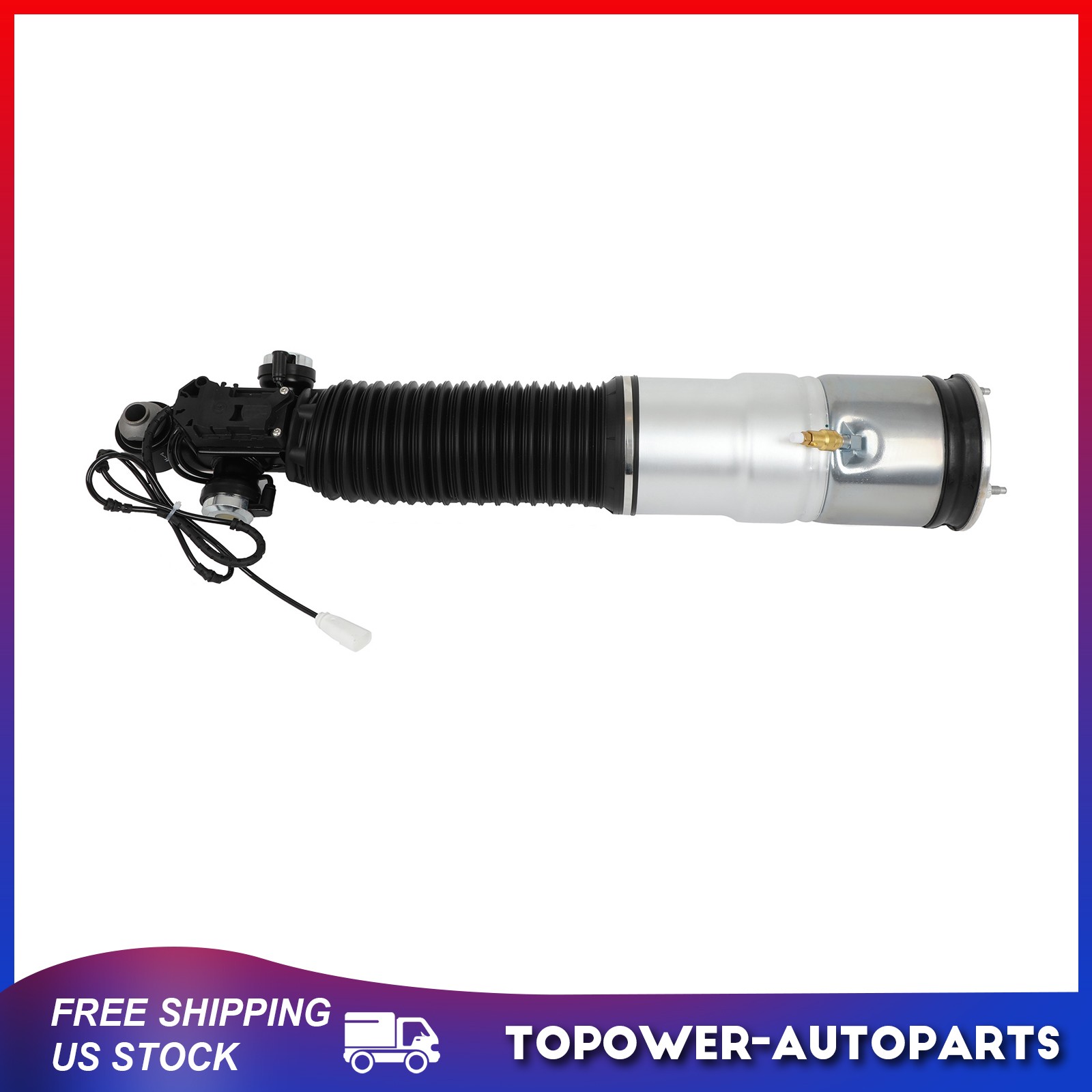 1x Rear Air Suspension Strut For 08-19 Rolls Royce Ghost RR4 Wraith RR5 Dawn RR6