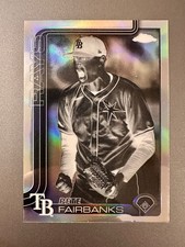 2025 Topps Chrome Pete Fairbanks Negative Refractor #84 Tampa Bay Rays
