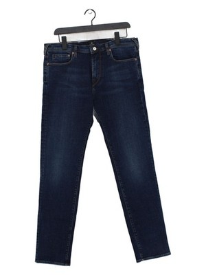 Paul Smith Herren Jeans W 32 in Blau 100% Baumwolle Straight Neu Mit Etikett