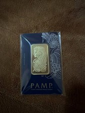 Pamp Suisse 1 oz Gold Bar 999.9 Fine with Certificate 3286.50 per troy oz