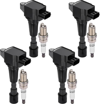 #ad 4 Ignition Coil amp; 4 Iridium Spark For 01 14 Mazda 2 L4 1.5L UF655 ZJ2018100A $60.99