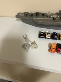 Lot of 30 VTG Carrier GALOOB Micro Machines Road Champs Etc. Star Trek & Tanks