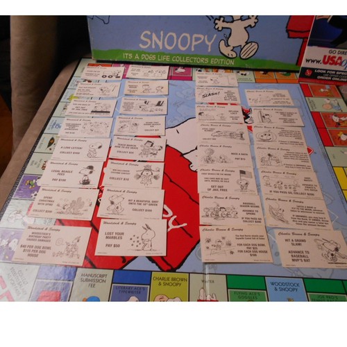 2005 Snoopy It's A Dog's Life Monopoly The OP Games Near Complete - Picture 8 of 14