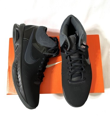 Nike Air Visi Pro 6 Black Suede Basketball Shoes (749168-003) SZ.12 NIB