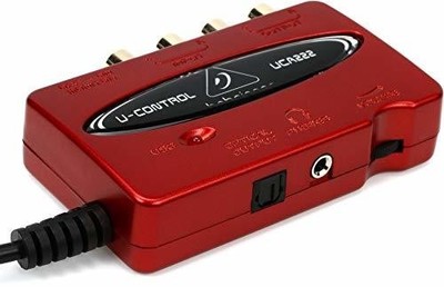 Behringer U-Control UCA222 2-input 2-output USB Audio Interface From Japan