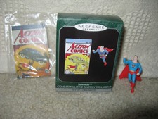 SUPERMAN Vintage 1998 HALLMARK KEEPSAKE CHRISTMAS TREE ORNAMENT FIGURE STATUE DC