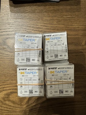 SS White DC taper Rotary files (Pack of 6), 40v06 25mm