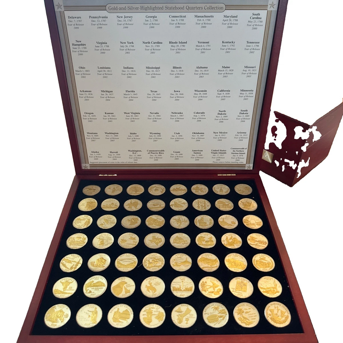 US 50 State Set Quarters 1999-2008 for sale | eBay