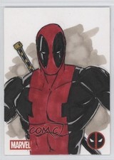 Marketplace image: 2025 Topps Chrome Deadpool 1/1 Marlo Agunos Auto Sketch 1u1f
