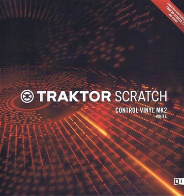 2x Native Instruments Traktor Scratch Pro Control Vinyl MK2 SCHWARZ Schallplatten DJ