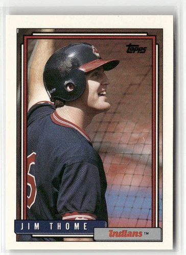 1992 TOPPS #768 JIM THOME CLEVELAND INDIANS