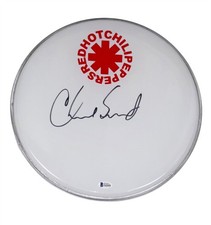 Chad Smith Red Hot Chili Peppers Signed Autograph 12” Drumhead RHCP Beckett COA