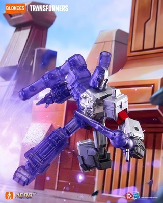 Transformers Blokees Galaxy Version 9 Translucent Megatron *Hidden RARE Style*