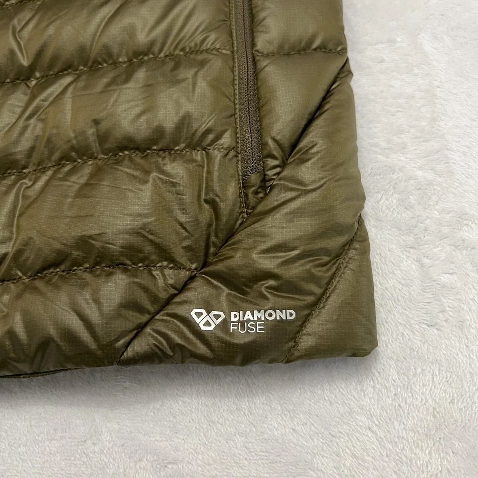 Outdoor Research Helium Down Vest Mens Medium Green Diamond Fuse Nylon Outdoor - Image 3 of 4