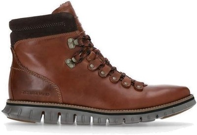 Cole Haan C30405 Size 10 Men's ZG Waterproof Hiker Boot British Tan Cowhide