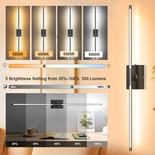 LED Bilderleuchte Wandlampe Batteriebetrieb Fernbedienung dimmbar Kunstlicht USB