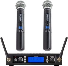 Gemini Wireless Microphone System w/ 2-Mics UHF Receiver - UHF6200M-R2