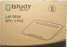 ISTUDYNITURE Portable Lap Desk with Cushion, Fits up to 15.6 inch Laptop, Lap...