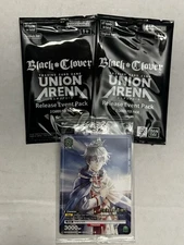 Union Arena  Yuno Black Clover Event Promo & Packs