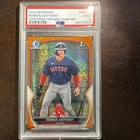 2023 Bowman Chrome 1st Roman Anthony Orange Shimmer /25 PSA 9 MINT Red Sox Rc