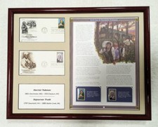 Harriet Tubman - Sojourner Truth  First Day Covers Framed - 15