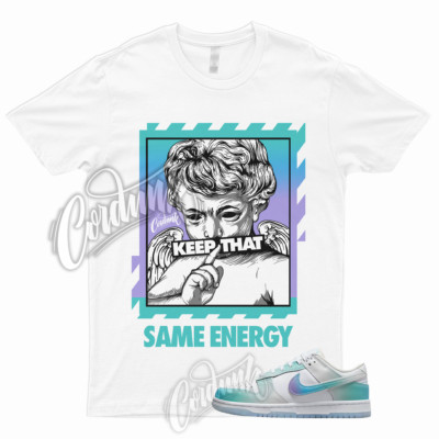 ENERGY T Shirt to Match Dunk Low Unlock Your Space Multicolor Ice Blue Menta 1