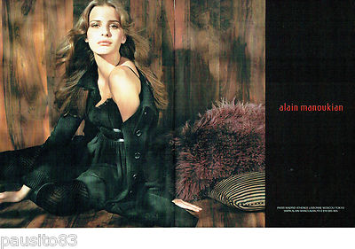 ADVERTISEMENT ADVERTISING 046 2006 Alain Manoukian haute couture knitwear (2p)