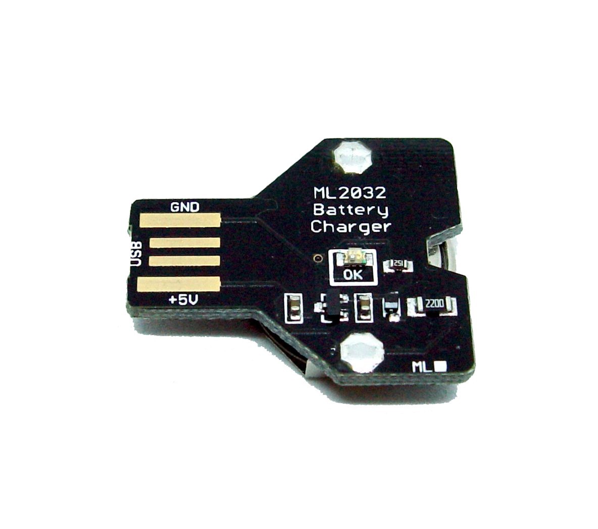 USB coin cell charger for LiAl Maxell RENATA ML2032 ML2016 LMR2016