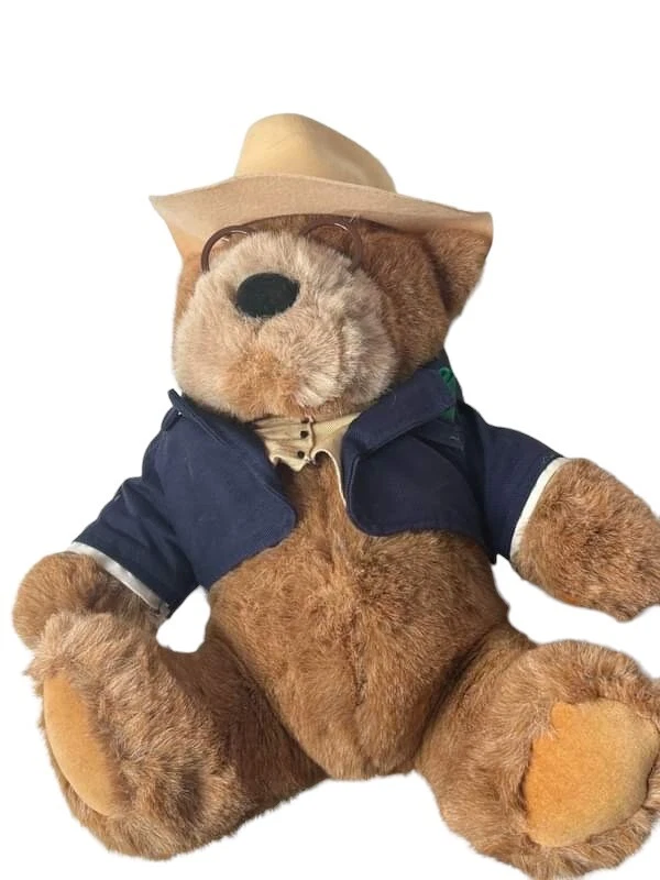 Vintage Gund Land s End Teddy Big Daddy Bear Authentic Rugby Bear