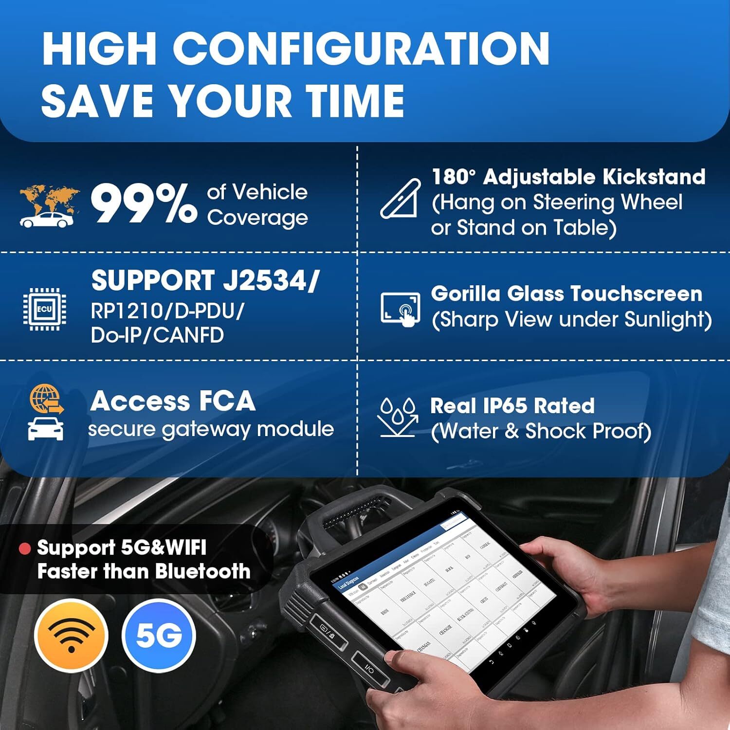 2025 LAUNCH X431 PAD 7 Elite Full Function Scanner ECU Programming Online Coding